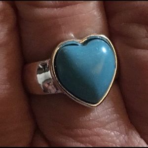 Heart 💙 Turquoise Ring